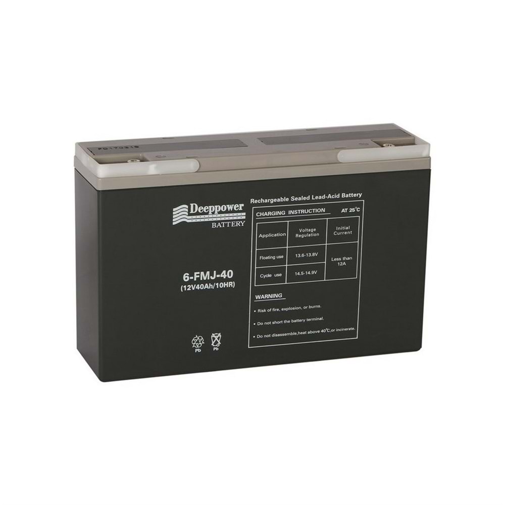 DEEPPOWER 12V 40AH ELEKTRİKLİ AKÜ