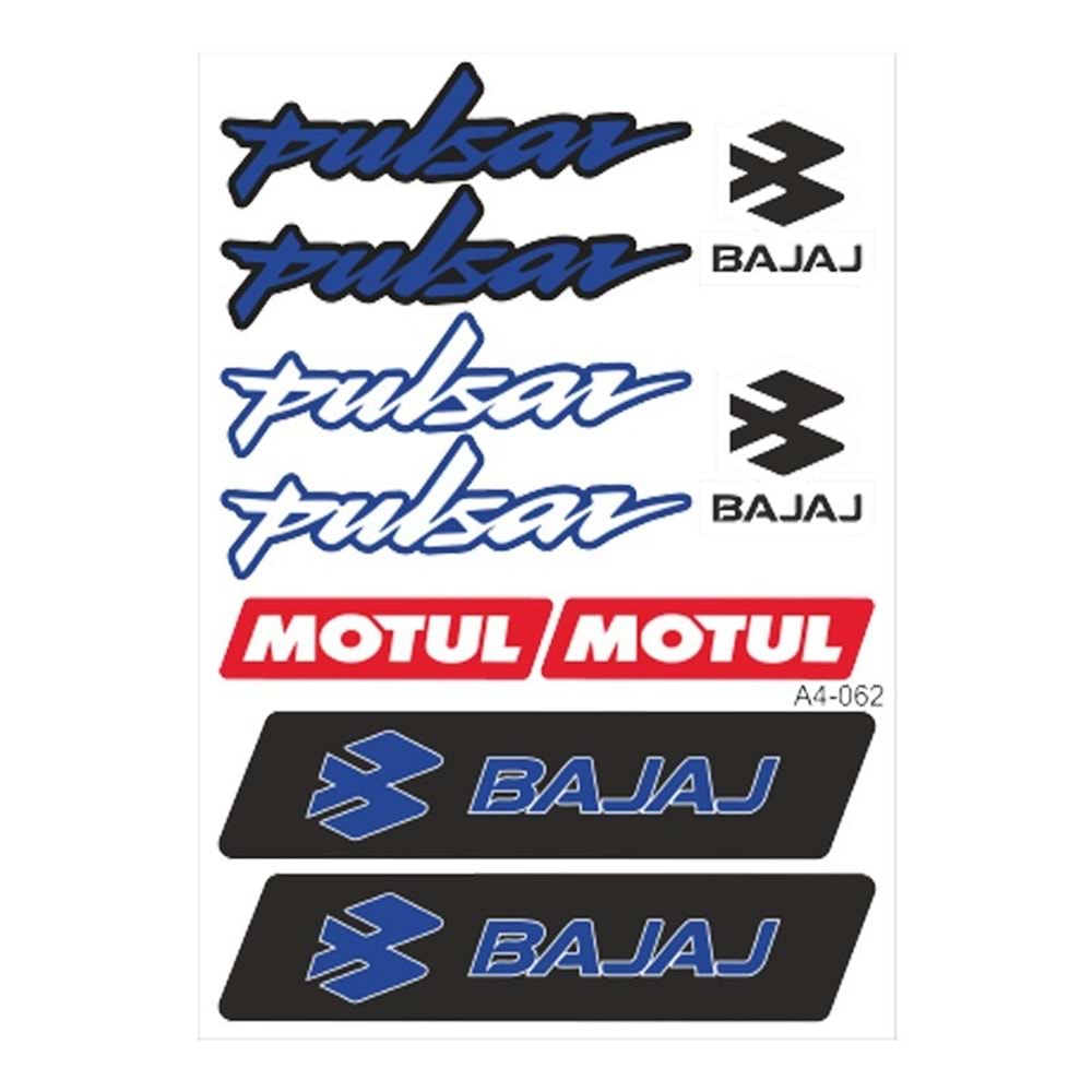 A4 STİCKER 001 TEK PAKET ÇOKLU STİCKER