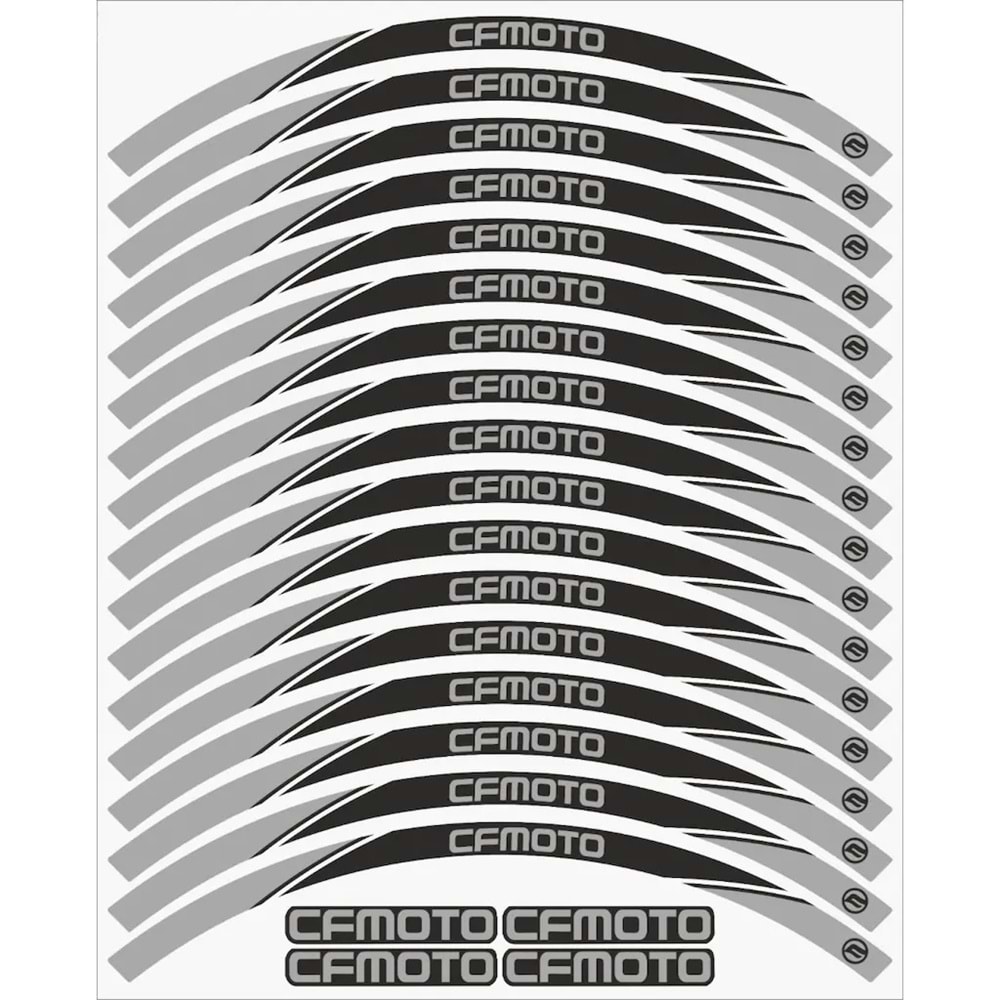 CFMOTO UYUMLU GRİ JANT ŞERİDİ