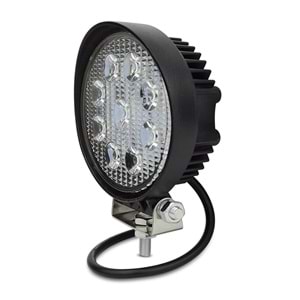 CARUB LAMBA ÇALISMA 10-30V 27W 9 LED YUVARLAK SIYAH