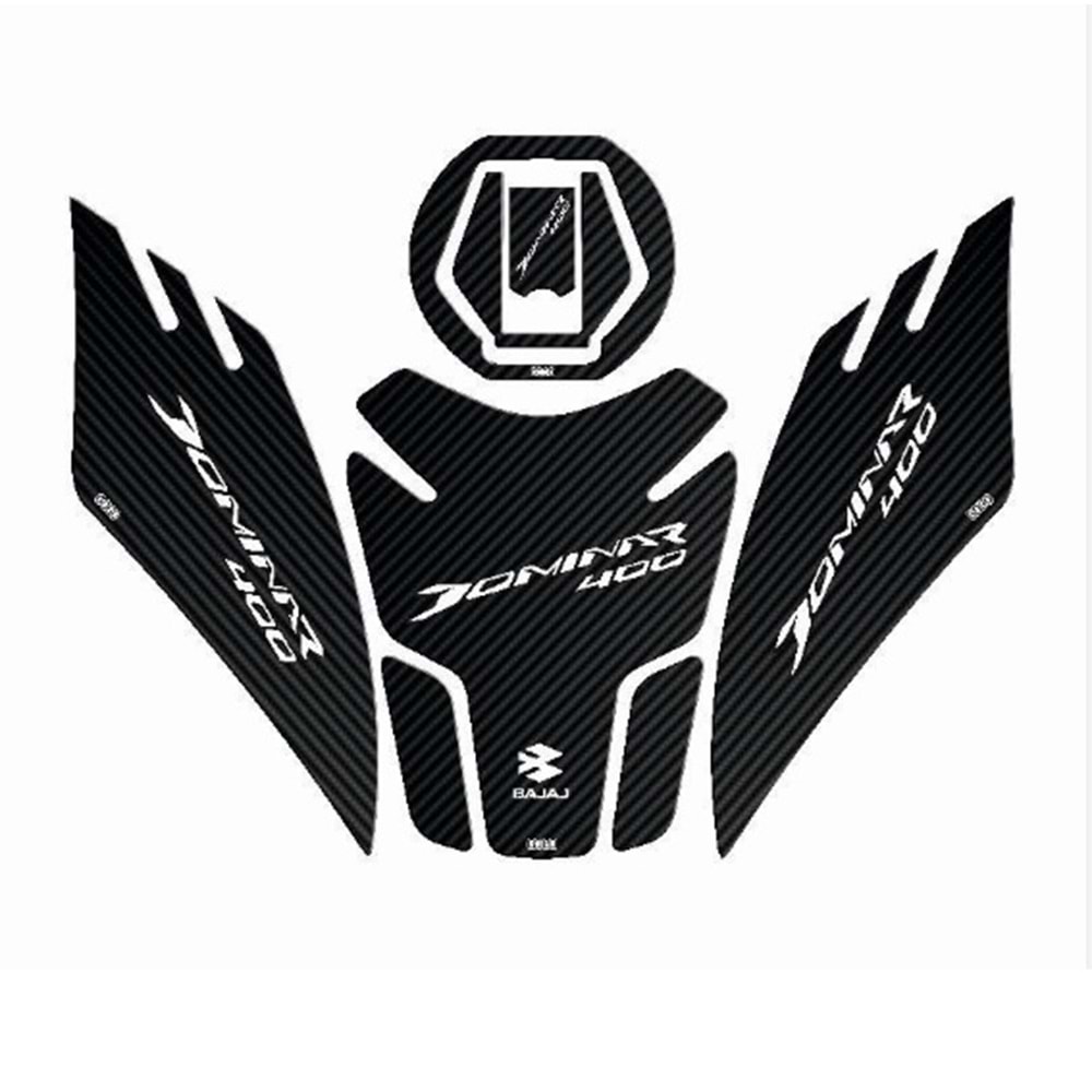 BAJAJ DOMiNAR 400 2017 - 2023 UYUMLU Tank Pad Set