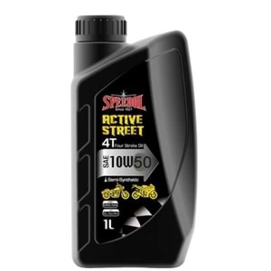 SPEEDOL ACTİVE STREET 10W50 1 LİTRE YAĞ YARI SENTETİK
