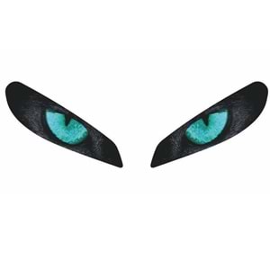 CF MOTO 250 SR 2020 - 2023 UYUMLU FAR STİCKER MAVİ